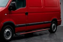 Nissan Interstar 2002–2010 Sānu pakāpieni Maya Red (2 gab., alumīnijs) foto 1