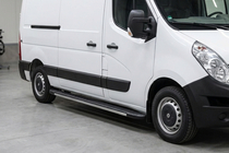 Nissan NV400 2010–2024 Sānu sliekšņi Bosphorus Grey (2 gab., alumīnijs) foto 1