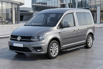 Volkswagen Caddy 2015–2020 Sānu sliekšņi Bosphorus Grey (2 gab., alumīnijs) Maxi riteņu bāze foto 1