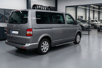 Volkswagen T5 Transporter 2003–2010 Sānu sliekšņi Bosphorus Grey (2 gab., alumīnijs) Īsā riteņu bāze foto 1