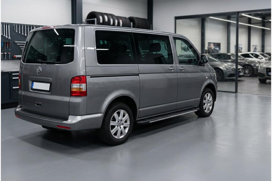 Volkswagen T5 Multivan 2003–2010 Sānu sliekšņi Bosphorus Grey (2 gab., alumīnijs) Īsā riteņu bāze Foto 1
