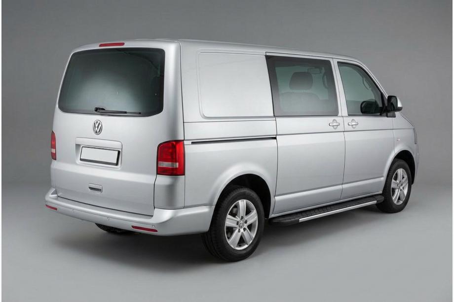Volkswagen T5 2010–2015 Sānu sliekšņi Bosphorus Grey (2 gab., alumīnijs) Garā riteņu bāze Image