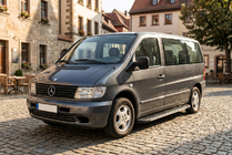 Mercedes Vito W638 1996–2003 Sānu sliekšņi Bosphorus Grey (2 gab., alumīnijs) foto 1