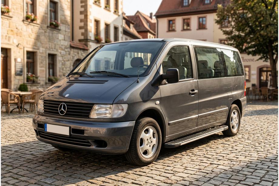 Mercedes Vito W638 1996–2003 Sānu sliekšņi Bosphorus Grey (2 gab., alumīnijs) Image