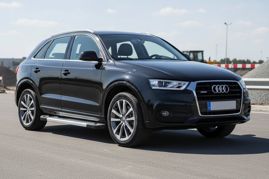Audi Q3 2011–2019 Sānu pakāpieni New Vision Grey (2 gab., alumīnijs) Image
