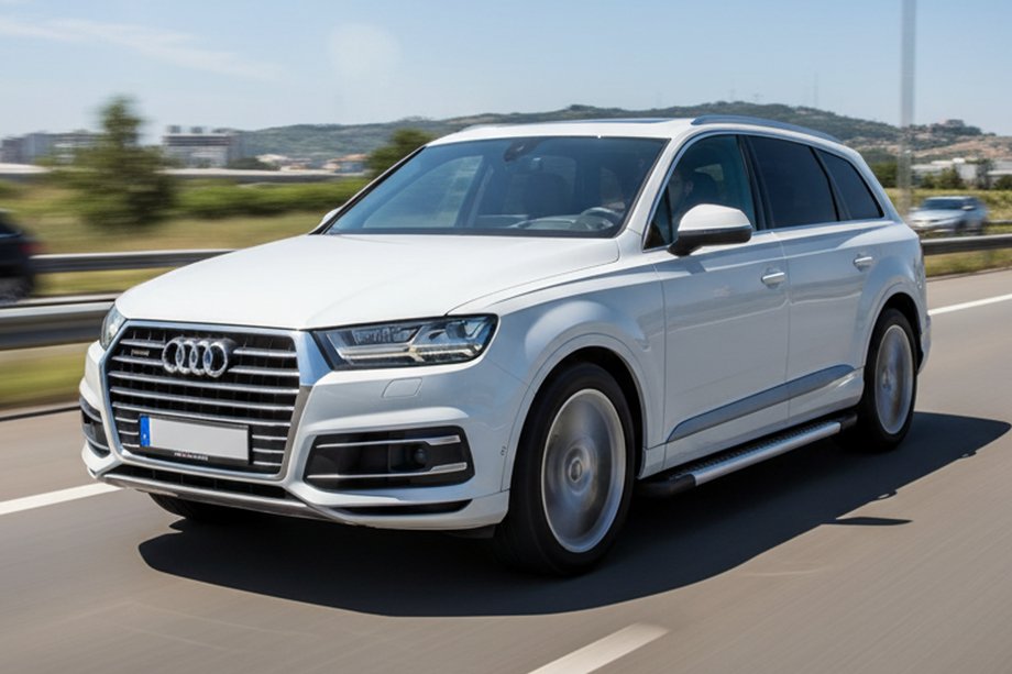 Audi Q7 2015–2026 Sānu pakāpieni New Vision Grey (2 gab., alumīnijs) Image