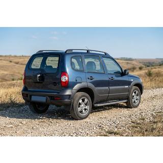 Sānu pakāpieni BlackLine (2 gab., alumīnijs) Chevrolet Niva 1998–2020 foto 1