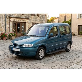 Sānu sliekšņi Tayga Black (2 gab., alumīnijs) Citroen Berlingo 1996–2008 foto 1