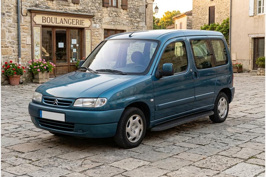 Citroen Berlingo 1996–2008 Sānu sliekšņi Tayga Black (2 gab., alumīnijs) Image