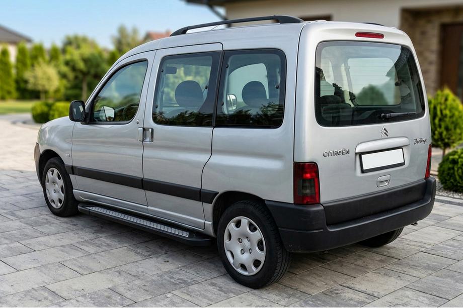 Citroen Berlingo 1996–2008 Sānu sliekšņi New Vision Black (2 gab., alumīnijs) Foto 1