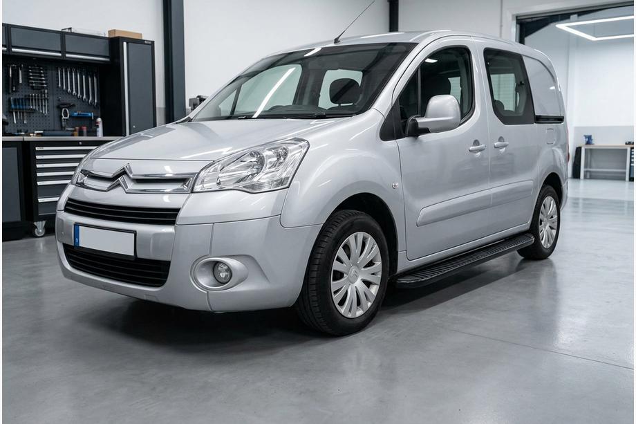 Citroen Berlingo 2008–2018 Sānu sliekšņi Tayga Black (2 gab., alumīnijs) Image