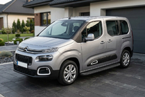 Citroen Berlingo/Multispace 2018– Sānu sliekšņi Tayga Black (2 gab., alumīnijs) foto 1