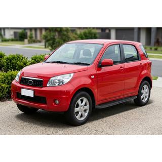 Sānu sliekšņi Tayga Black (2 gab., alumīnijs) Daihatsu Terios 2006–2017 foto 1