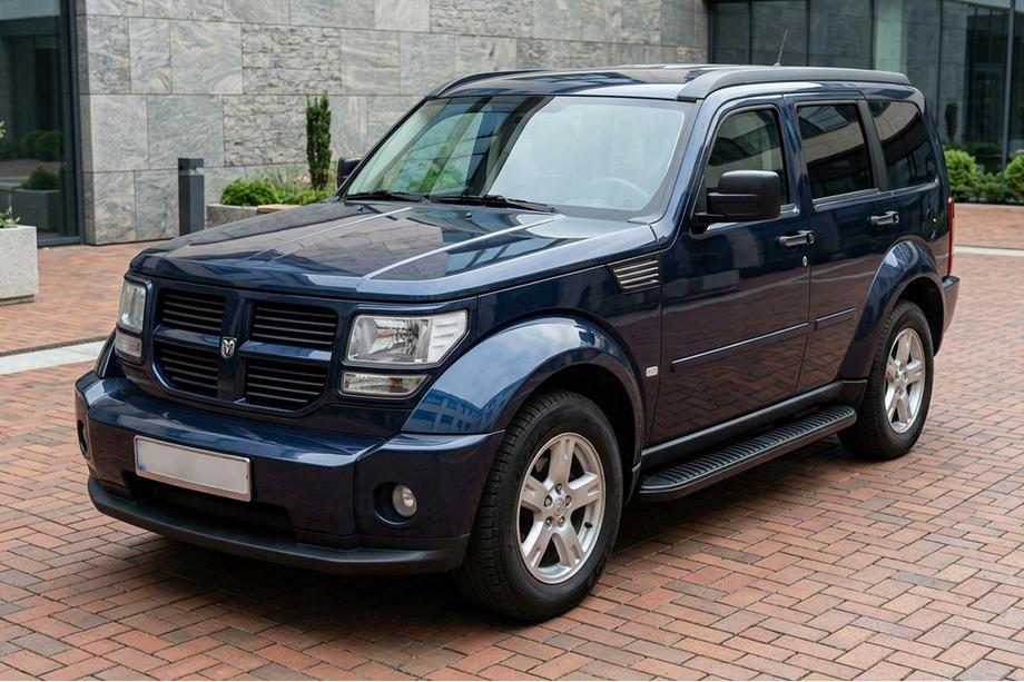 Dodge Nitro 2006–2011 Sānu sliekšņi Tayga Black (2 gab., alumīnijs) Image