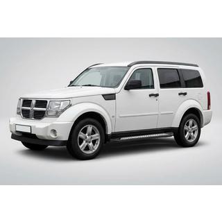 Sānu sliekšņi New Vision Black (2 gab., alumīnijs) Dodge Nitro 2006–2011 foto 1