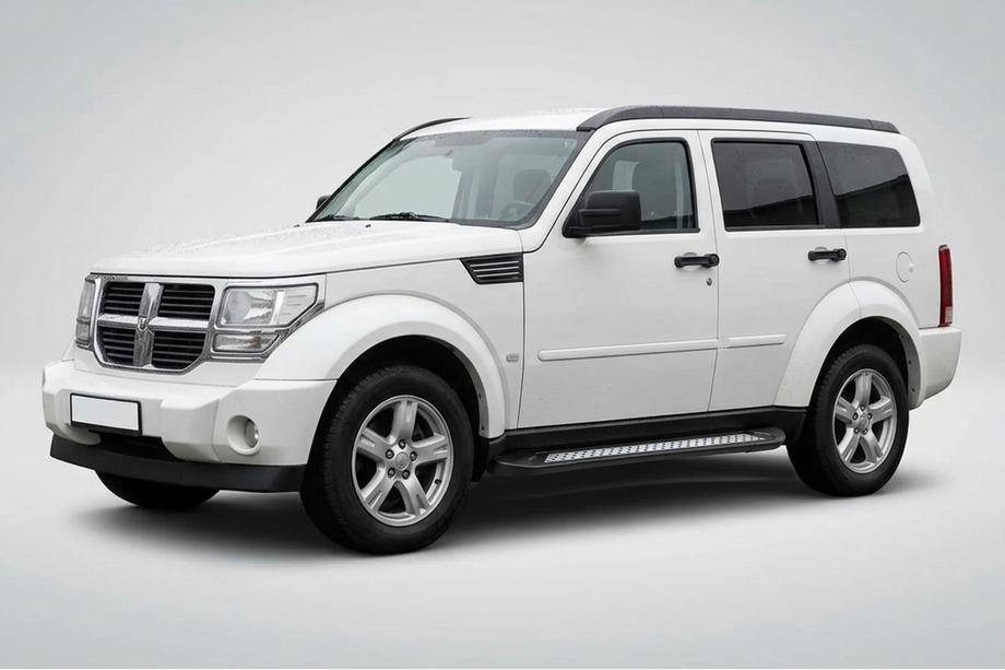 Dodge Nitro 2006–2011 Sānu sliekšņi New Vision Black (2 gab., alumīnijs) Image