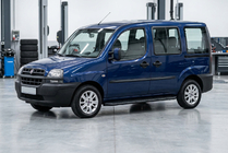Fiat Doblo I 2001–2005 Sānu sliekšņi Tayga Black (2 gab., alumīnijs) foto 1