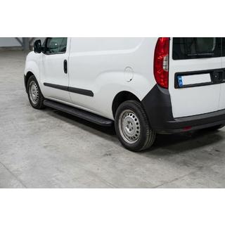 Sānu sliekšņi Tayga Black (2 gab., alumīnijs) foto 1