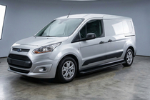 Ford Connect 2014–2021 Sānu sliekšņi Tayga Black (2 gab., alumīnijs) foto 1