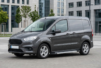 Ford Courier 2014–2023 Sānu pakāpieni New Vision Grey (2 gab., alumīnijs) foto 1