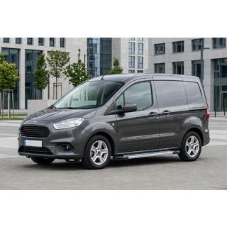 Sānu pakāpieni New Vision Grey (2 gab., alumīnijs) Ford Courier 2014–2023 foto 1