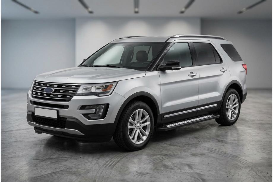 Ford Explorer 2011–2019 Sānu sliekšņi New Vision Black (2 gab., alumīnijs) Image