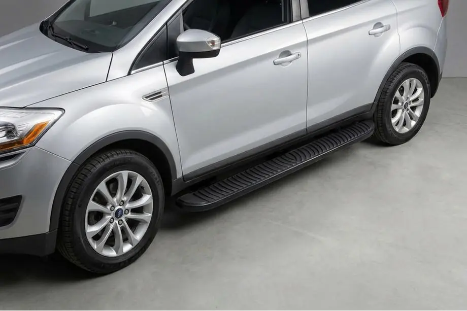 Ford Kuga 2008–2013 Sānu sliekšņi Tayga Black (2 gab., alumīnijs) Image