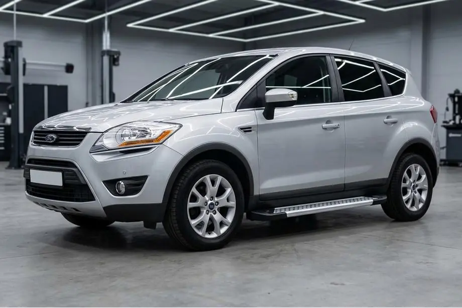 Ford Kuga 2008–2013 Sānu pakāpieni New Vision Grey (2 gab., alumīnijs) Image
