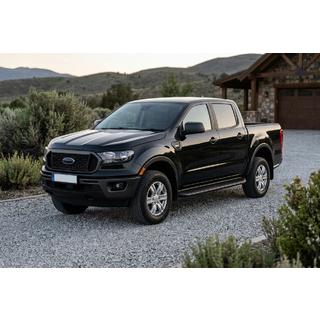 Sānu sliekšņi Tayga Black (2 gab., alumīnijs) Ford Ranger 2011–2022 foto 1