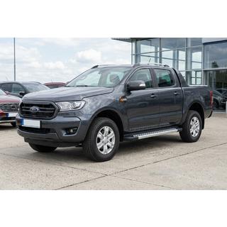 Sānu pakāpieni New Vision Grey (2 gab., alumīnijs) Ford Ranger 2011–2022 foto 1