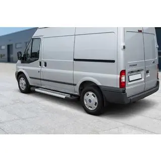 Sānu pakāpieni New Vision Grey (2 gab., alumīnijs) foto 1