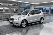 Geely Emgrand X7 2011– Sānu pakāpieni BlackLine (2 gab., alumīnijs) foto 1