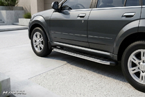 GreatWall Haval/Hover H3 2005–2013 Sānu pakāpieni BlackLine (2 gab., alumīnijs) foto 1