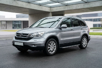 Honda CRV 2007–2011 Sānu pakāpieni BlackLine (2 gab., alumīnijs) foto 1