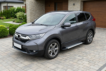 Honda CRV 2017–2022 Sānu pakāpieni New Vision Grey (2 gab., alumīnijs) foto 1