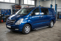 Hyundai H300, H1, Starex 2008–2020 Sānu pakāpieni RedLine V1 (2 gab., alumīnija) foto 1