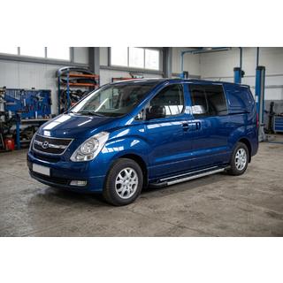 Sānu pakāpieni RedLine V1 (2 gab., alumīnija) Hyundai H300, H1, Starex 2008–2020 foto 1