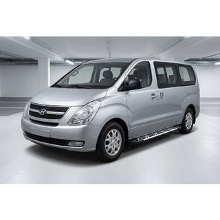 Sānu pakāpieni Sunrise (2 gab., alumīnija) Hyundai H300, H1, Starex 2008–2020 foto 1