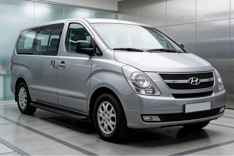 Hyundai H300, H1, Starex 2008–2020 Sānu pakāpieni Tayga Black (2 gab., alumīnijs) Image