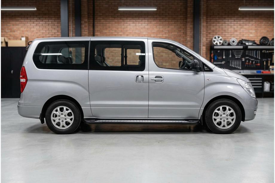 Hyundai H300, H1, Starex 2008–2020 Sānu pakāpieni New Vision Black (2 gab., alumīnijs) Image