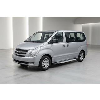 Sānu sliekšņi New Vision Grey (2 gab., alumīnijs) Hyundai H300, H1, Starex 2008–2020 foto 1