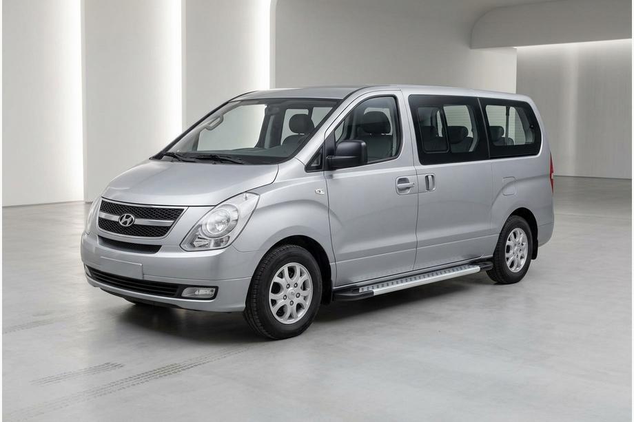 Hyundai H300, H1, Starex 2008–2020 Sānu sliekšņi New Vision Grey (2 gab., alumīnijs) Image
