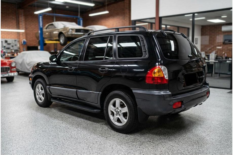 Hyundai Santa Fe 1 2000–2006 Sānu sliekšņi Tayga Black (2 gab., alumīnijs) Image