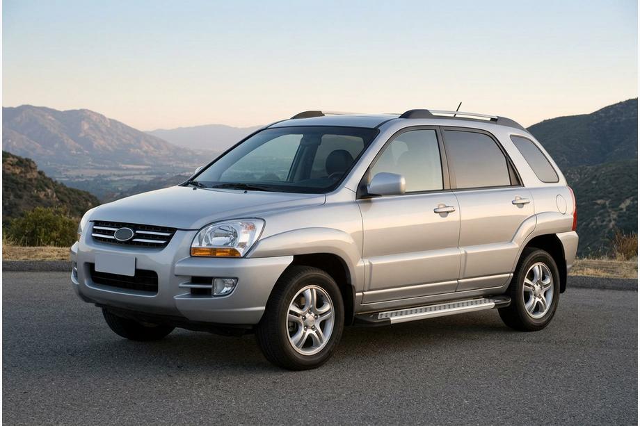 Kia Sportage 2004–2010 Sānu pakāpieni New Vision Grey (2 gab., alumīnijs) Foto 1