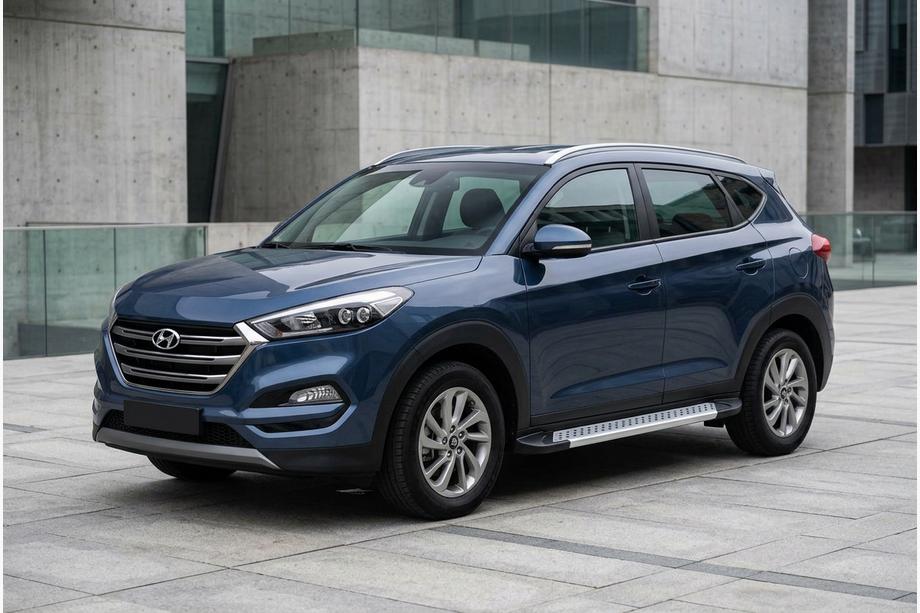 Hyundai Tucson TL 2016–2021 Sānu pakāpieni New Vision Grey (2 gab., alumīnijs) Image
