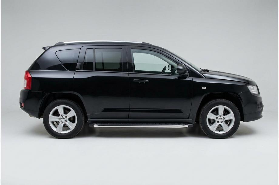 Jeep Compass 2006–2016 Sānu pakāpieni BlackLine (2 gab., alumīnijs) Image