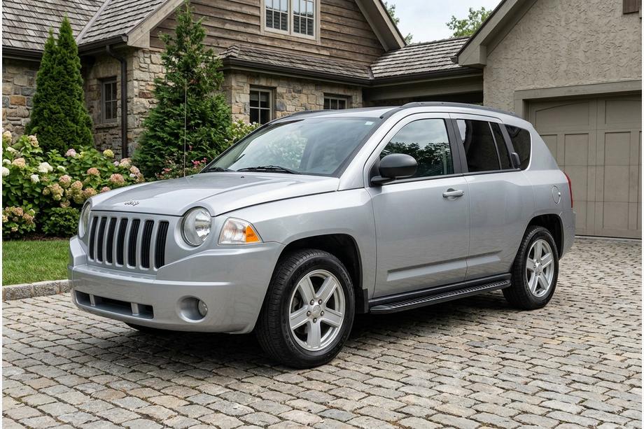 Jeep Compass 2006–2016 Sānu sliekšņi Tayga Black (2 gab., alumīnijs) Image