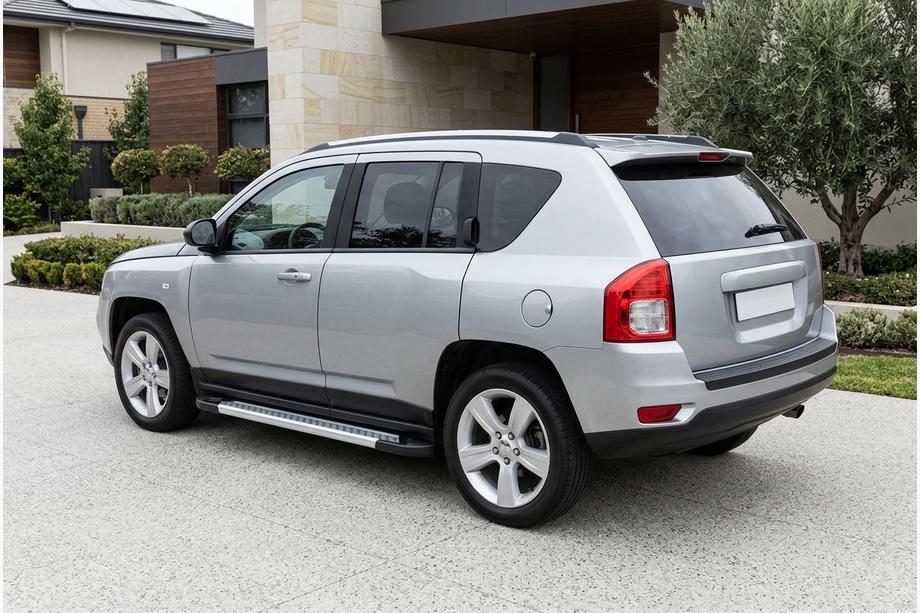 Jeep Compass 2006–2016 Sānu pakāpieni New Vision Grey (2 gab., alumīnijs) Image