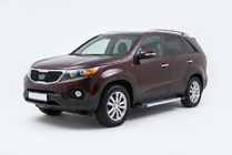 Kia Sorento II XM 2009–2014 Sānu pakāpieni New Vision Grey (2 gab., alumīnijs) 2013-2016 foto 1