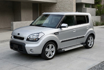 Kia Soul I 2008–2013 Sānu pakāpieni New Vision Grey (2 gab., alumīnijs) foto 1